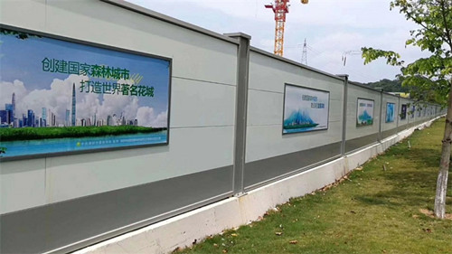 鋼結構圍檔廣告板生產安裝